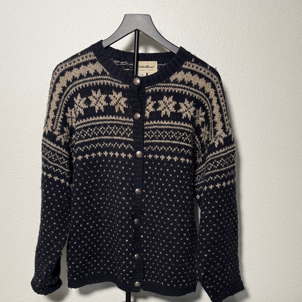Eddie Bauer Vintage Wool Cardigan